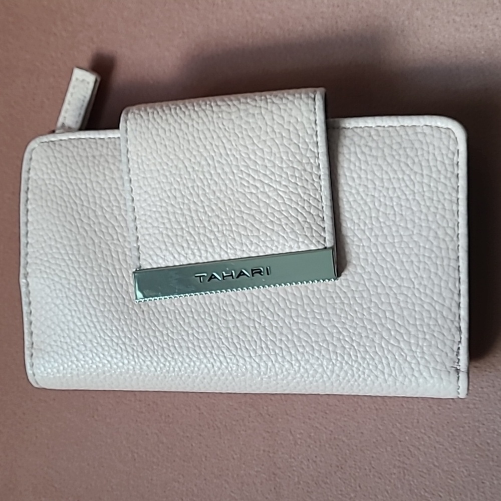 Faux Leather Light Pink Wallet